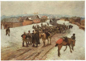 М.Греков. Вступление  в Новочеркасск в 1920 году.